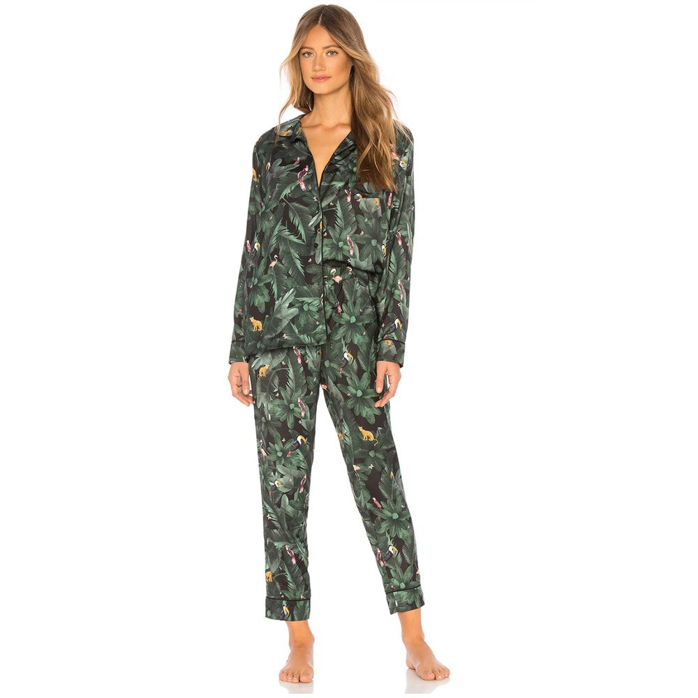 Plush x REVOLVE NWT Jungle Sleep Set | Size XS